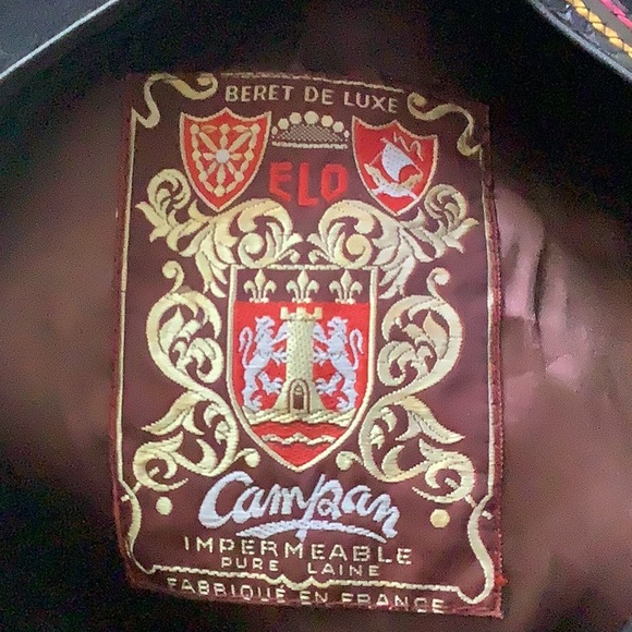 Vintage Campan wool Beret made in France in great shape 56/19.5 size nic… - Picture 3 of 9